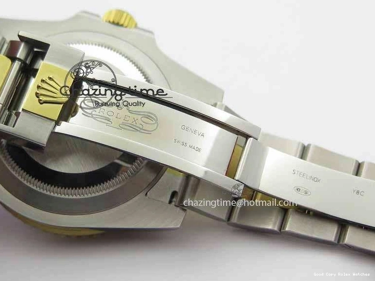 Good Copy Rolex Watches On 1:1 3724 SS Functional Bracelet 116613 Edition JF Blue YG Best SH Dial LB Submariner 0107